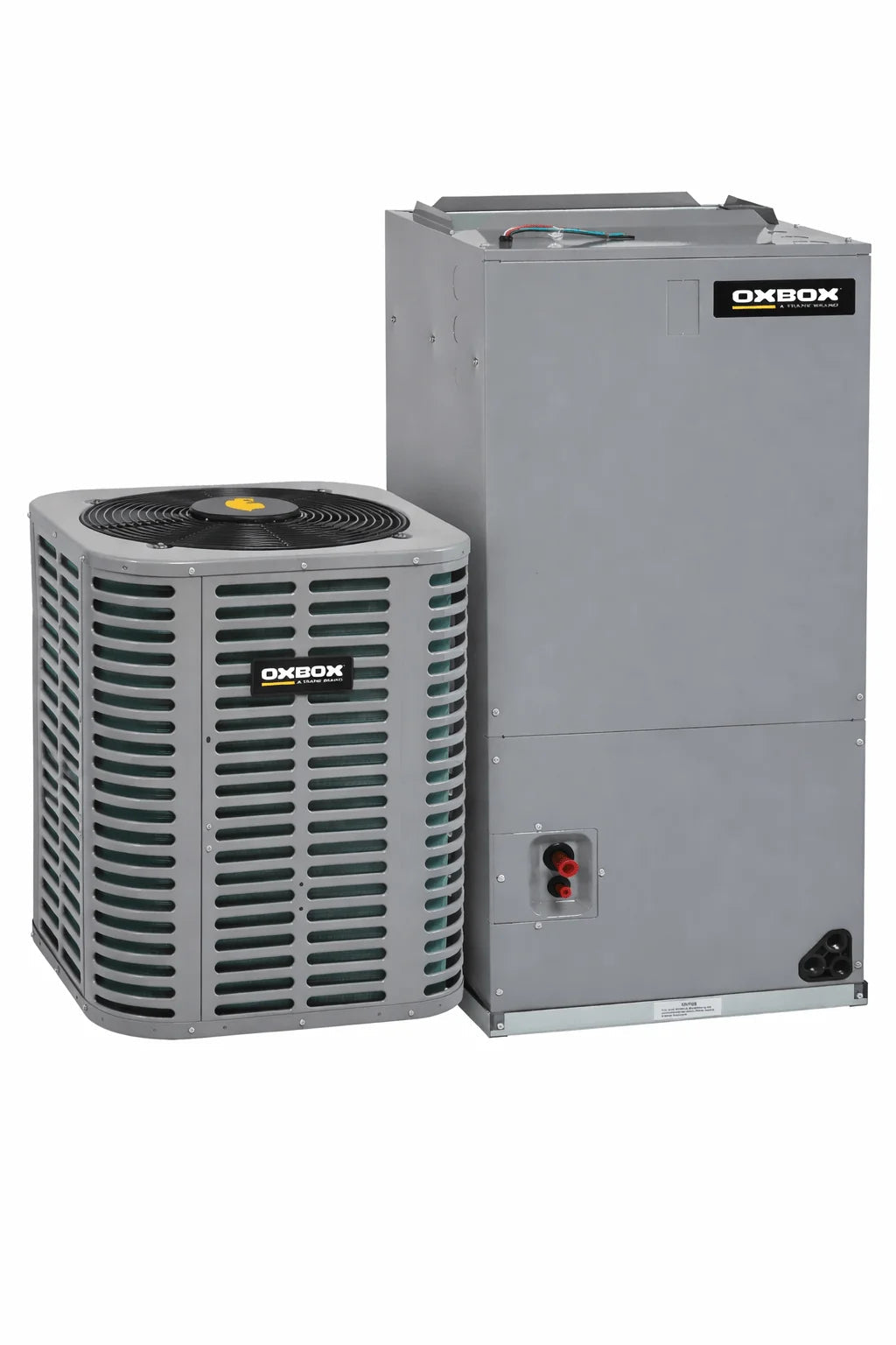 OXBOX BY TRANE 2.5 Ton 14.3 SEER2 Split-System Heat Pump with ECM Air Handler – J5HP5030A1000AA, J5AH5E60A1C00AA OXBOX BY TRANE