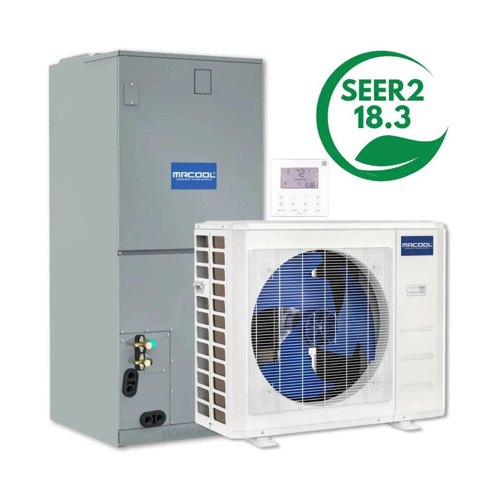 MRCOOL VersaPro 2nd Gen 36K BTU 3 Ton Central Ducted Heat Pump Split System – MVP-36-HP-230A00-O WholesaleHVACDirect