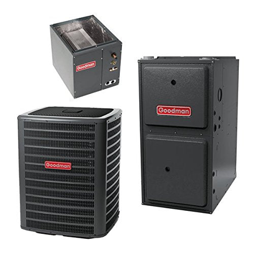 Goodman 5 Ton 16 Seer 120,000 Btu 97% Afue Gas System GSX160601 - CAPF4961D6 - GMVM971205DN - TX5N4
