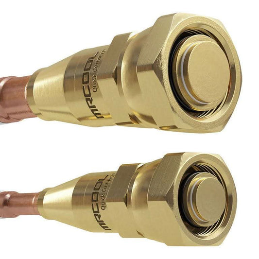 MRCOOL 25 ft. Pre-Charged 3/8″ x 3/4″ No-Vac Quick Connect Line Set for Central Ducted and Universal Series, NV25-3834 WholesaleHVACDirect