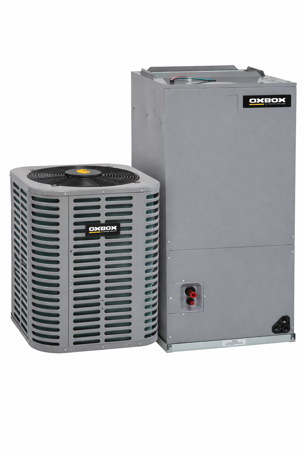 OXBOX BY TRANE 3.5 Ton 14.3 SEER2 Split-System Heat Pump with ECM Air Handler – J5HP5042A1000A, J5AH5E60A1C00A OXBOX BY TRANE