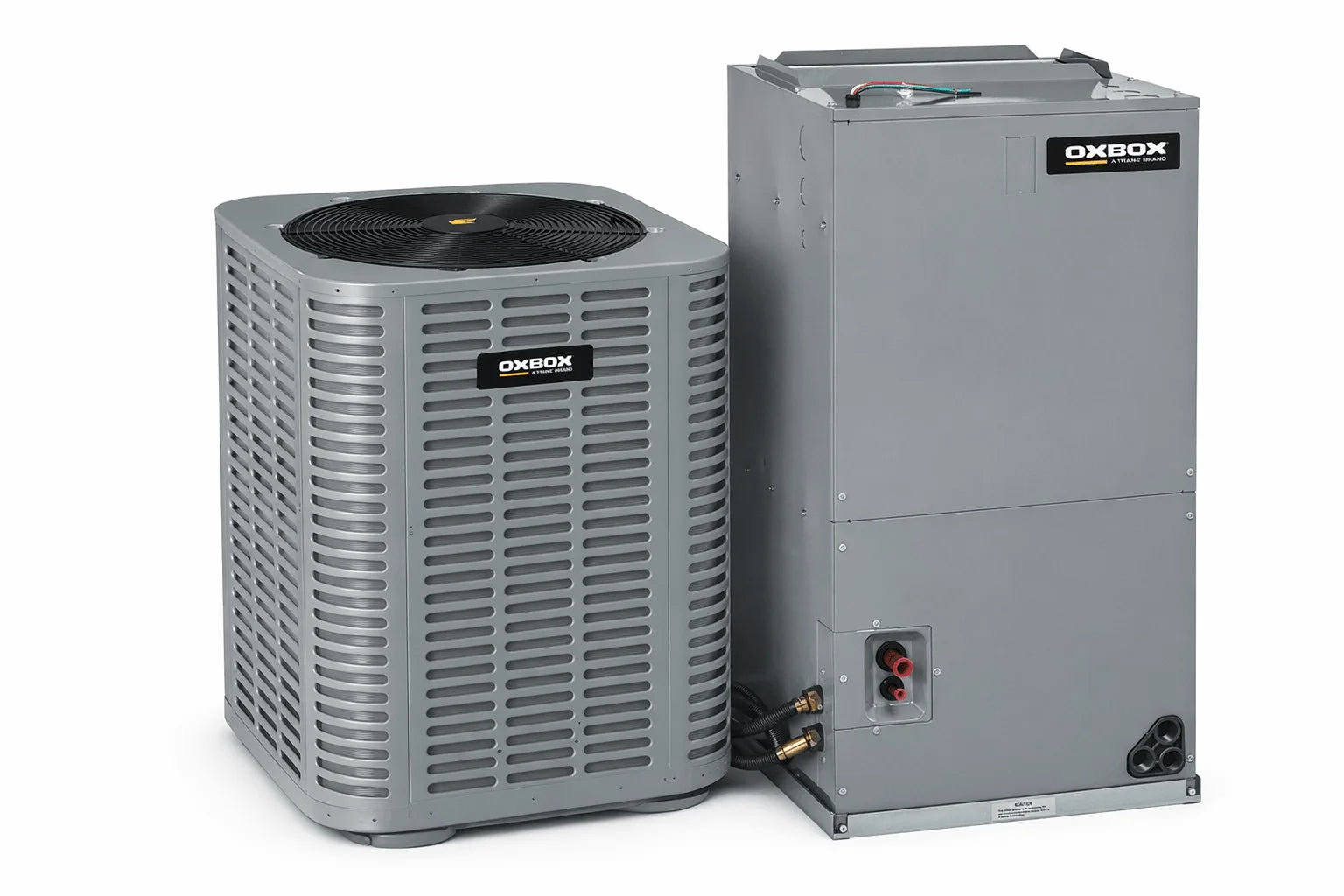 OXBOX BY TRANE 3 Ton 13.4 SEER2 Split-System Air Conditioner with Wall-Mount ECM Air Handler – J5AC3036A1000AA, 5JMM5A0B30M21SA OXBOX BY TRANE