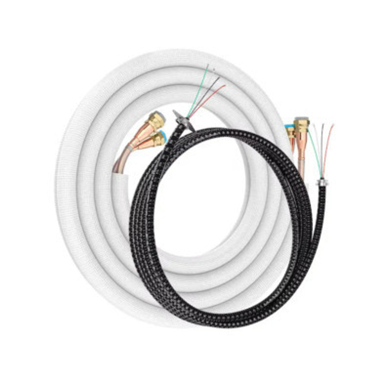 MRCOOL DIY 5th Gen 35 ft. 1/4″ x 3/8″ Pre-Charged Quick Connect Line Set with DIY Pro Cable (for 6K – 9k – 12k Indoor Units) – DIY35-1438C-O WholesaleHVACDirect