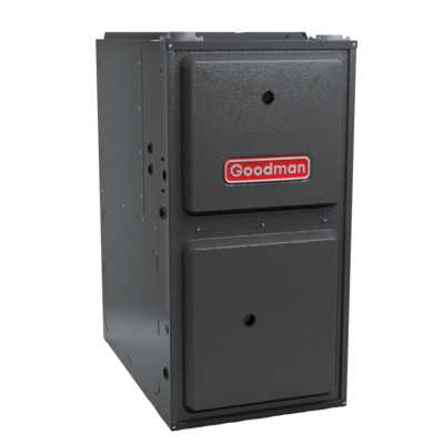 Goodman 60,000 BTU Furnace, 80% Efficiency, Single-Stage Burner, 1200 CFM Multi-Speed Blower, Upflow/Horizontal Flow Application WholesaleHVACDirect