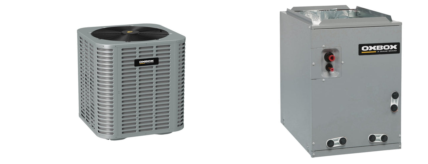 OXBOX by Trane 1.5 Ton Residential Split Air Conditioning System – J5AC3018A1000A , J5MXCC005AC6HCA OxBox