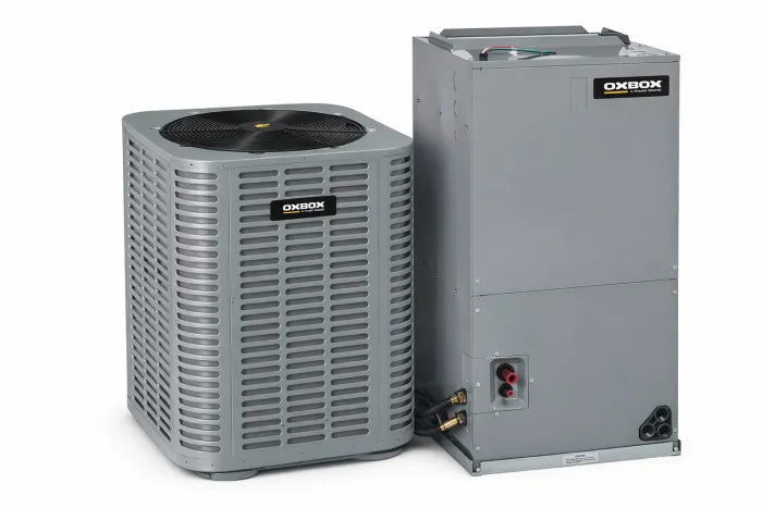OXBOX BY TRANE 2 Ton Split Air Conditioning System – J5AC3018A1000AA Condenser with J5AH4P24A1B00AA Air Handler OXBOX BY TRANE