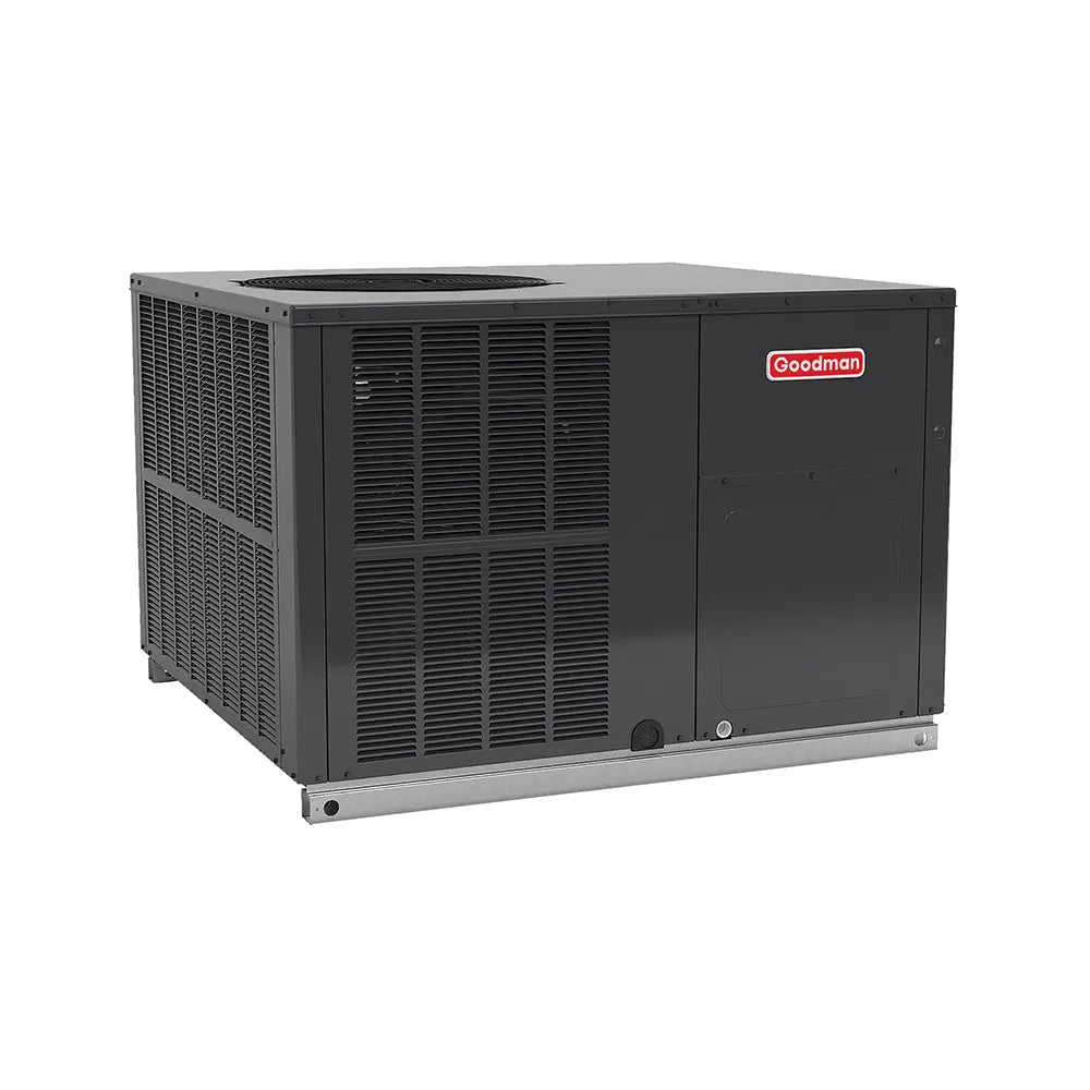 Goodman 2.5 Ton and 80000 BTU 16 SEER 81% Efficiency Duel Fuel Package Air Conditioner Model: GPG1630080M41 WholesaleHVACDirect